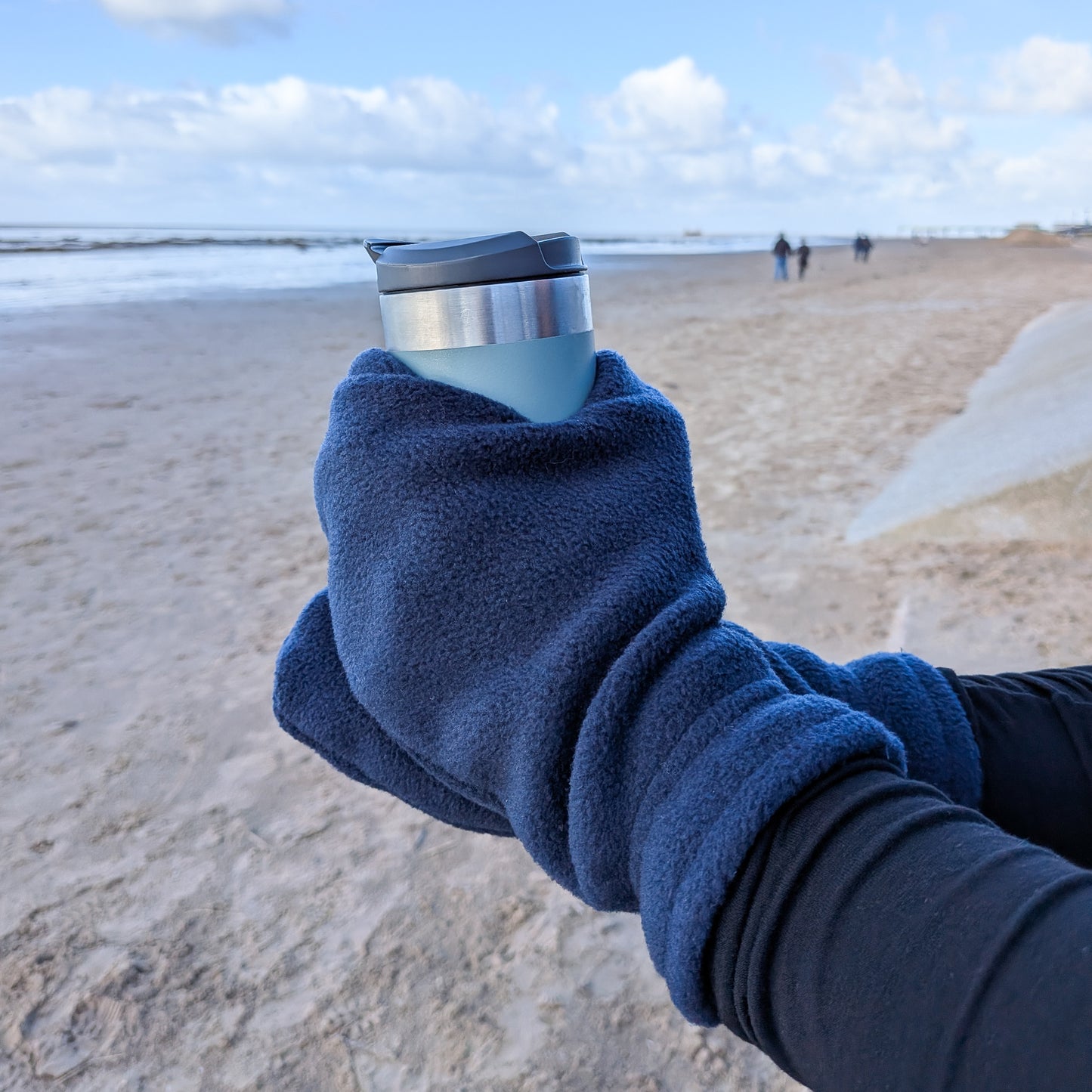 Fleece Mittens - Marine