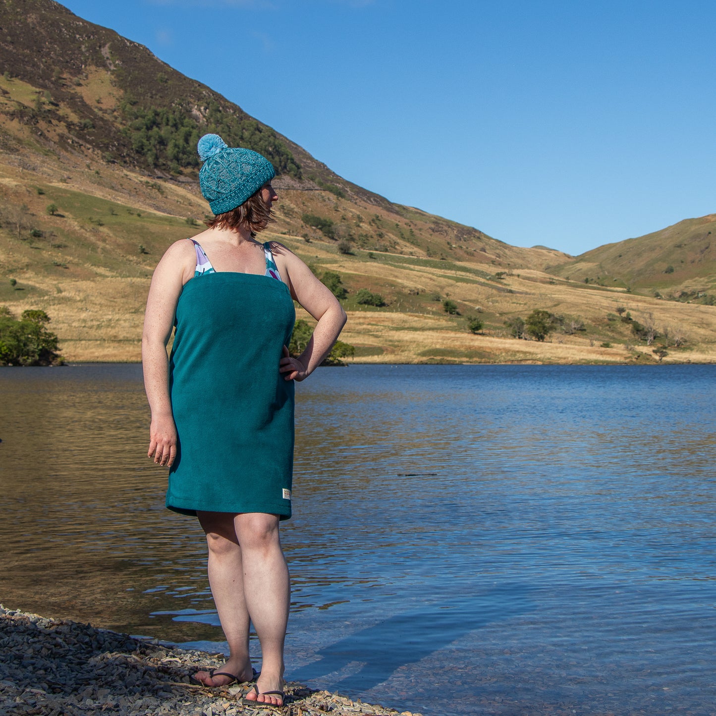 Changing Tube, Bobble Hat & Socks Bundle - Teal