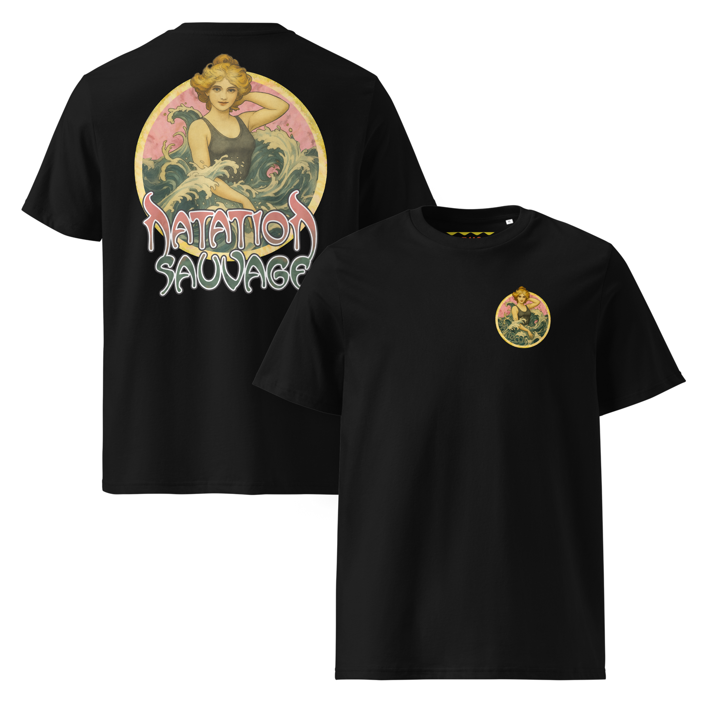 Natation Sauvage - Unisex Organic Cotton T-Shirt