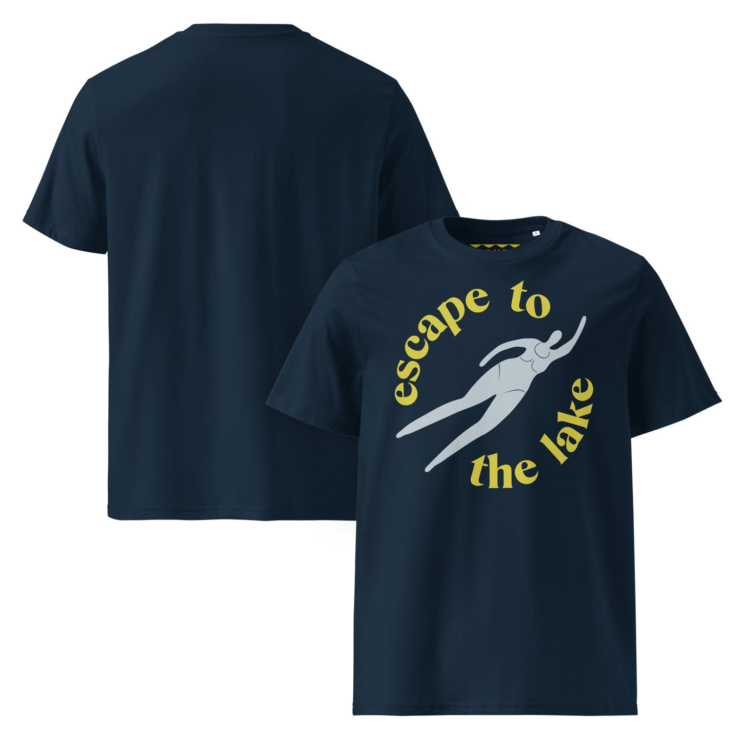 Escape to the Lake - Unisex Organic Cotton T-Shirt