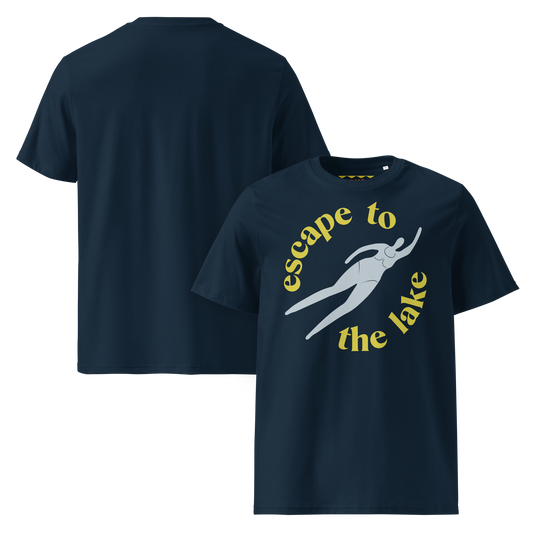 Escape to the Lake - Unisex Organic Cotton T-Shirt