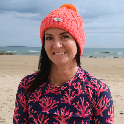 Midnight Coral Long Rash Guard