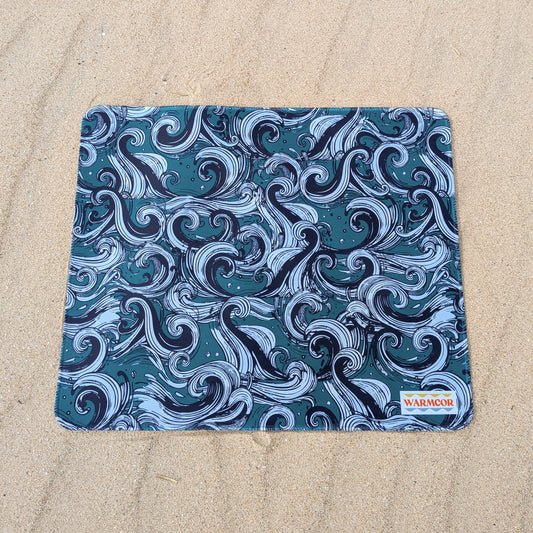 Teal Tide Water-Resistant Outdoor Changing Mat