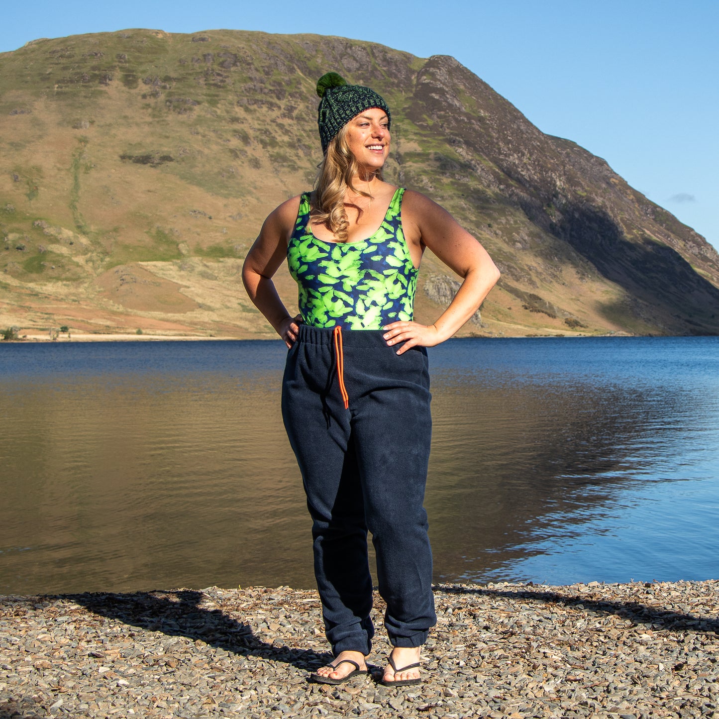 Fleece Joggers - Marine