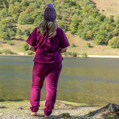 Fleece Jumper & Joggers Twinset - Plum