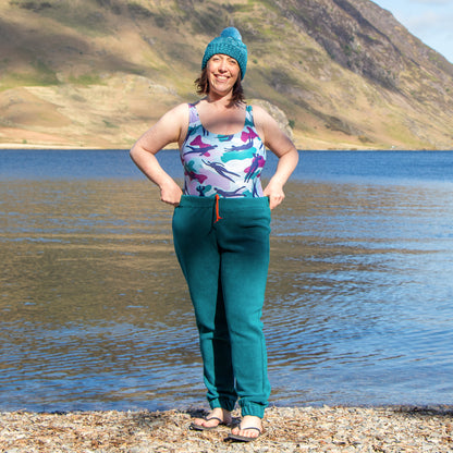 Fleece Joggers - Teal