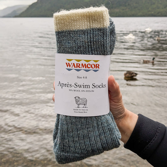 British Wool Socks - Derwent Blue and Ewe