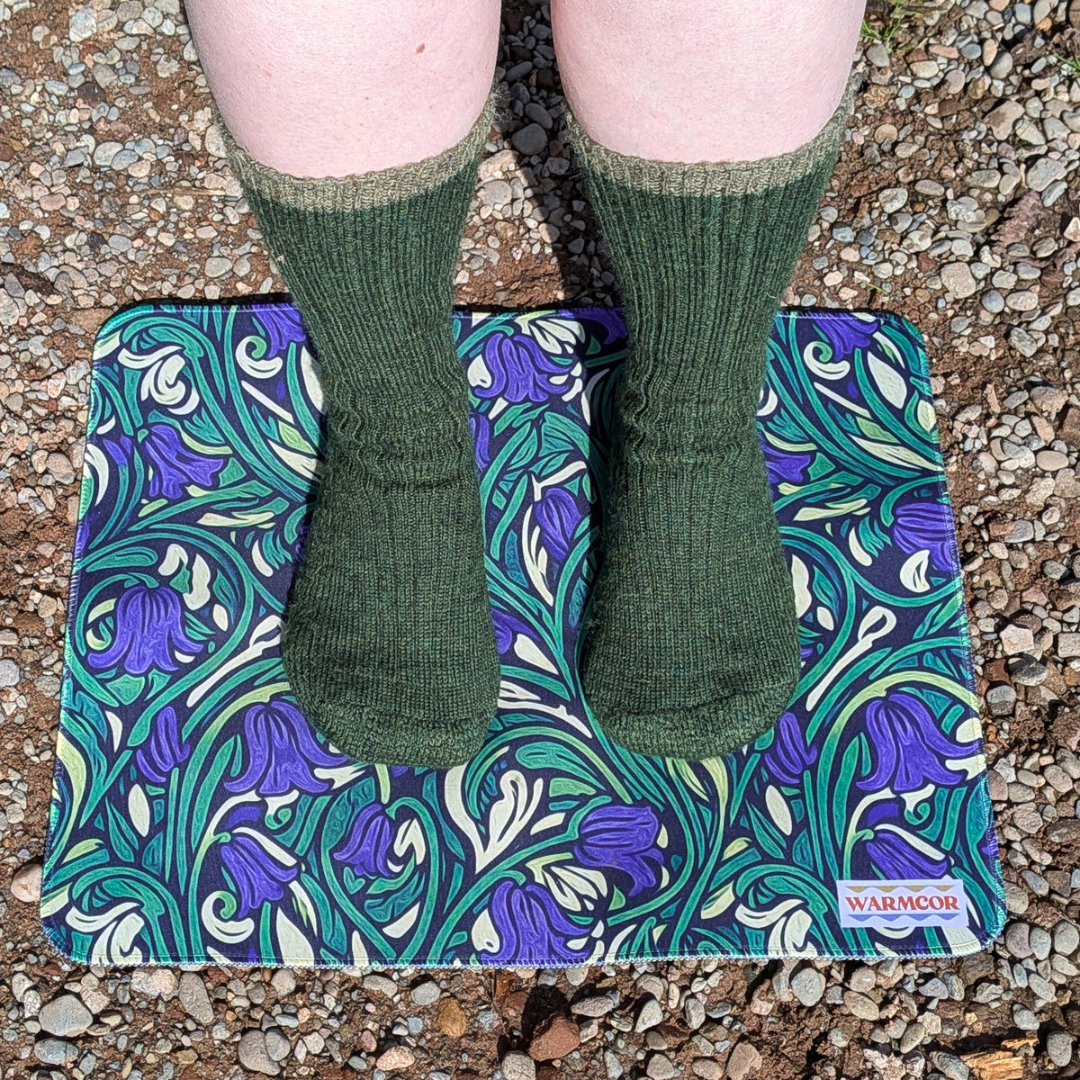 Bluebell & Fern Water-Resistant Outdoor Changing Mat