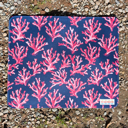 Midnight Coral Water-Resistant Outdoor Changing Mat