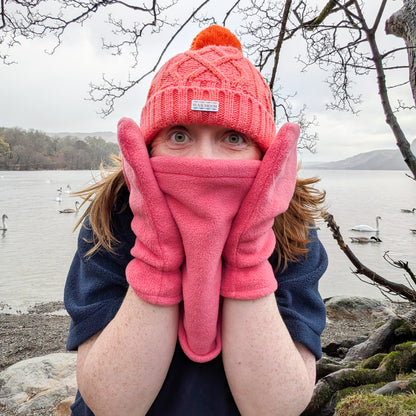 Cosy Accessories Bundle - Coral