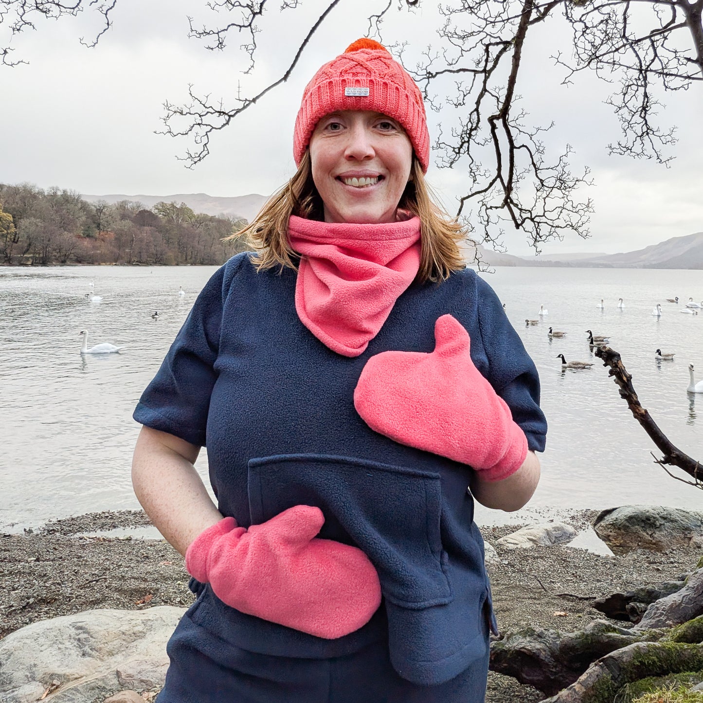 Cosy Accessories Bundle - Coral