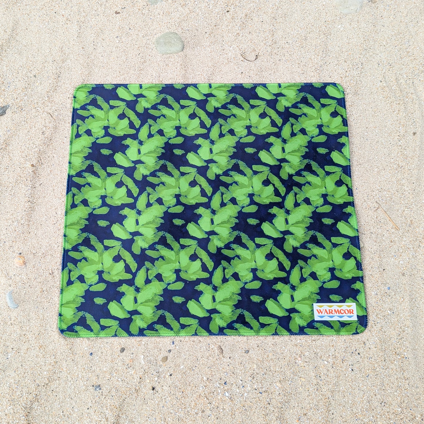Lime Leaves Water-Resistant Outdoor Changing Mat