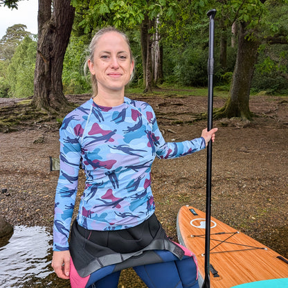 Camo Swimmers Long Rash Guard