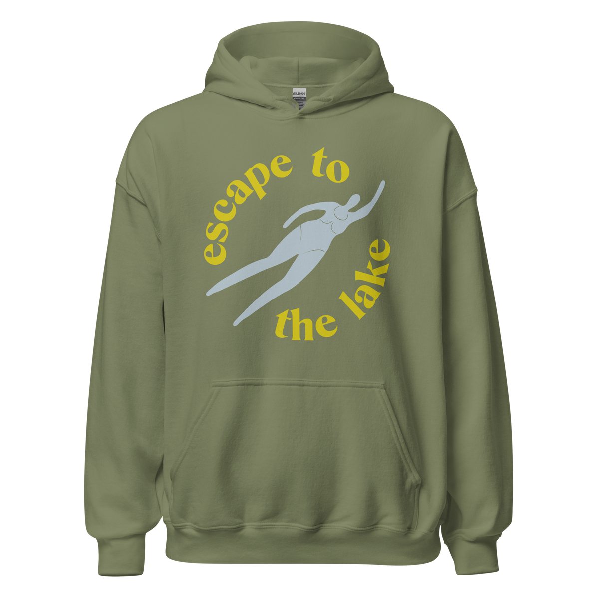 Escape to the Lake - Unisex Hoodie - Green