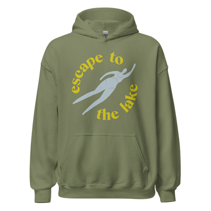 Escape to the Lake - Unisex Hoodie - Green