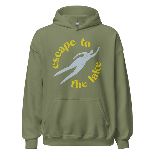 Escape to the Lake - Unisex Hoodie - Green