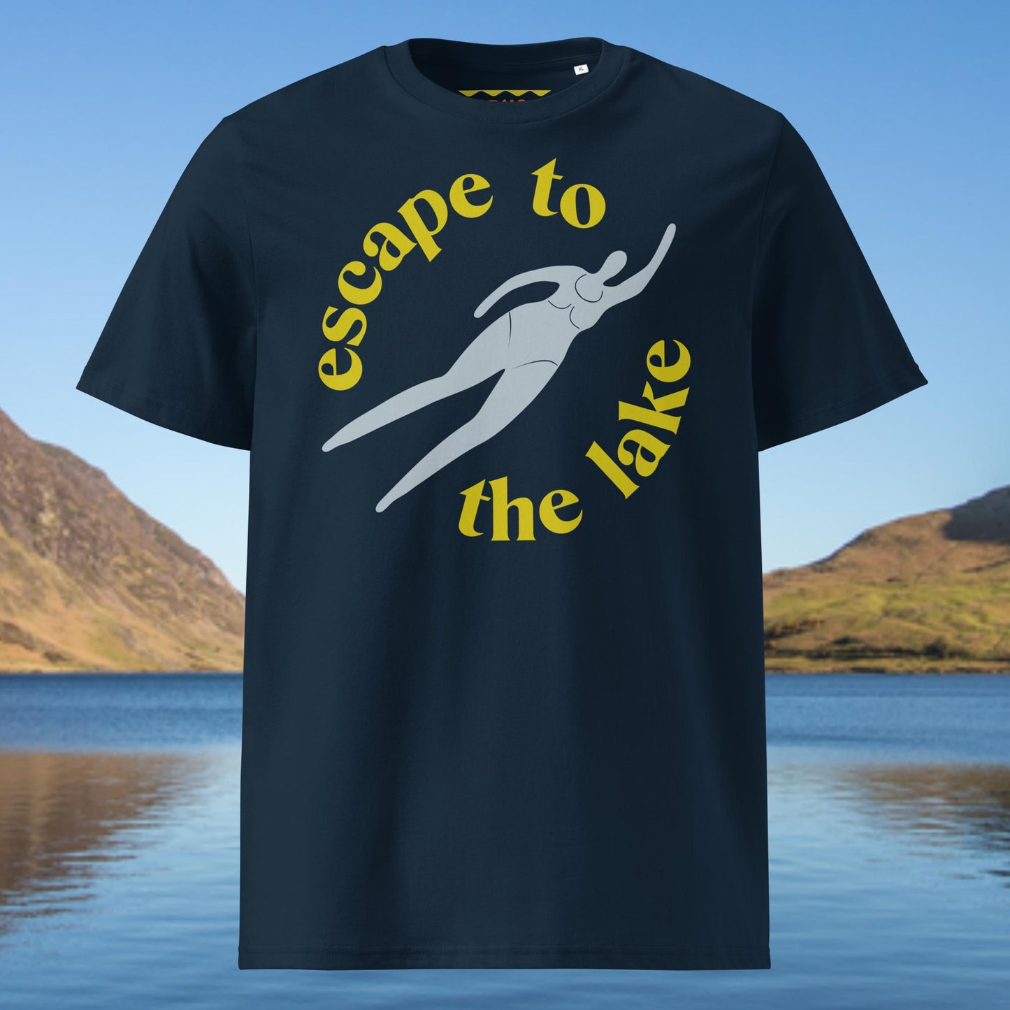Escape to the Lake - Unisex Organic Cotton T-Shirt